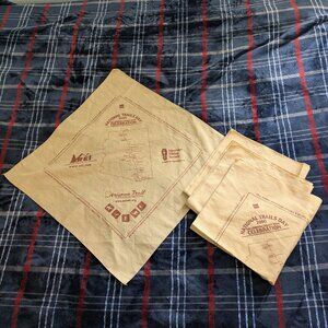 Lot of 4 Vintage 2000 REI Arizona Trail National Trail Day Bandanas Rare Find
